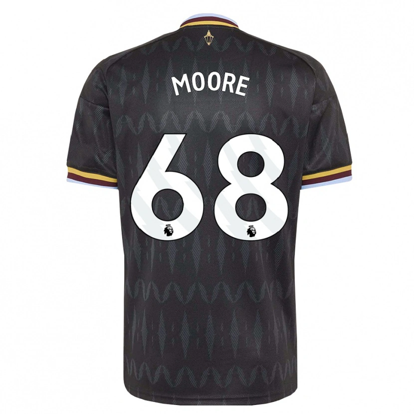 Danxen Criança Camisola Kobei Moore #68 Cornflowerblue Preto Amarelo Alternativa 2026/27 Camisa