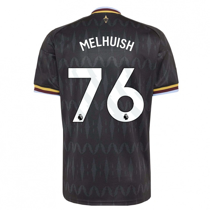 Danxen Criança Camisola Lennon Melhuish #76 Cornflowerblue Preto Amarelo Alternativa 2026/27 Camisa