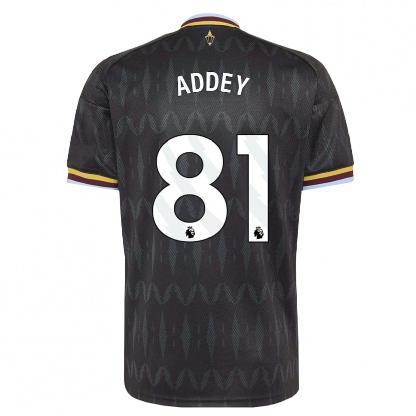 Danxen Criança Camisola Farid Addey #81 Cornflowerblue Preto Amarelo Alternativa 2026/27 Camisa