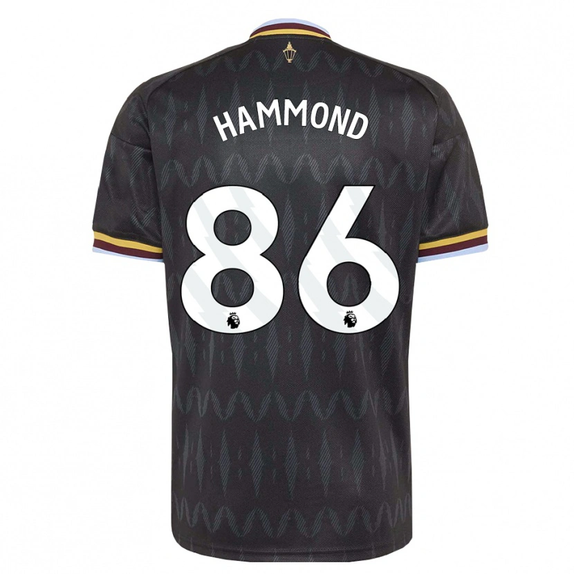 Danxen Criança Camisola Rio Hammond #86 Cornflowerblue Preto Amarelo Alternativa 2026/27 Camisa