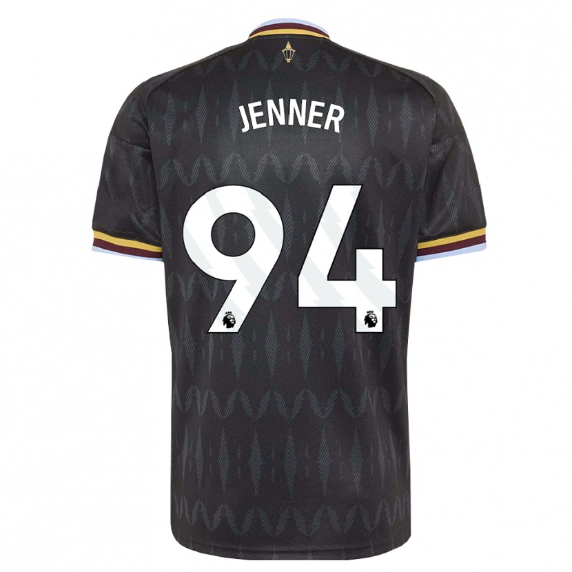 Danxen Criança Camisola Max Jenner #94 Cornflowerblue Preto Amarelo Alternativa 2026/27 Camisa