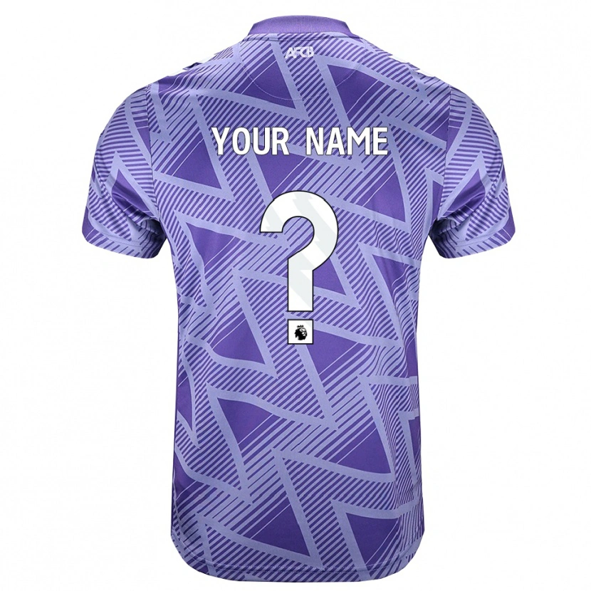 Danxen Criança Camisola Seu Nome #0 Palevioletred Branco Alternativa 2026/27 Camisa