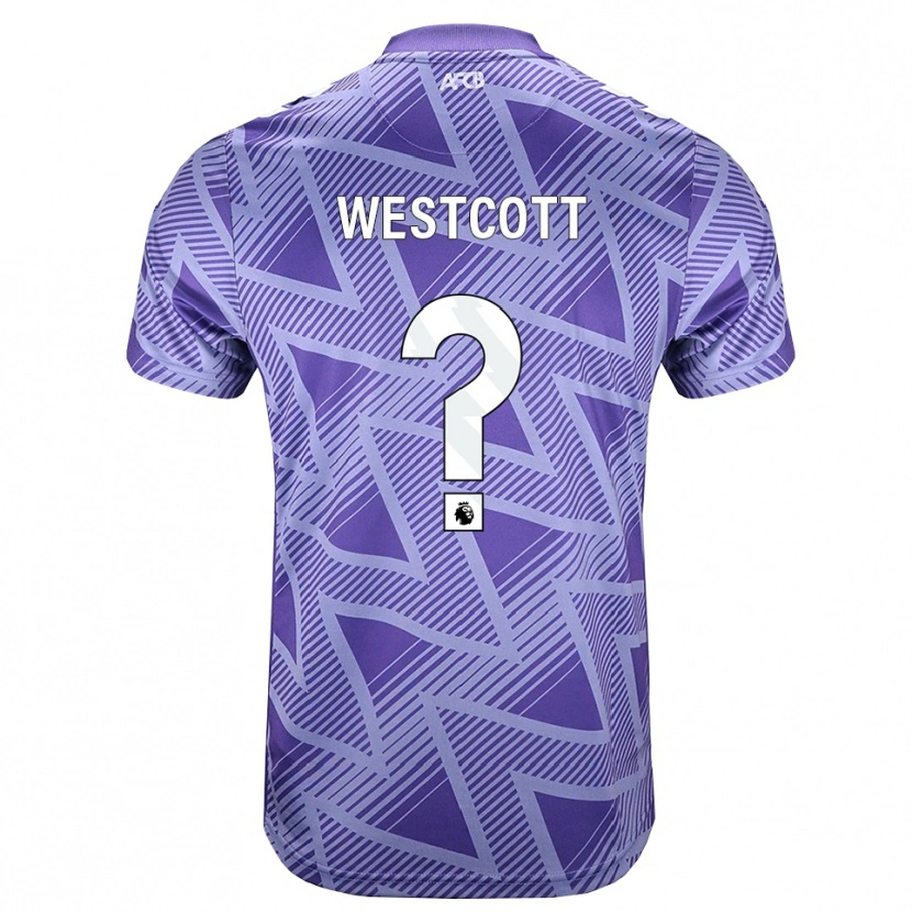 Danxen Criança Camisola Ben Westcott #0 Palevioletred Branco Alternativa 2026/27 Camisa