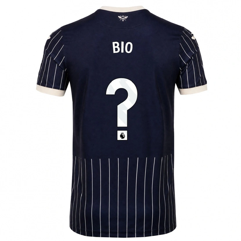 Danxen Criança Camisola Samuel Bio #0 Preto Branco Alternativa 2026/27 Camisa