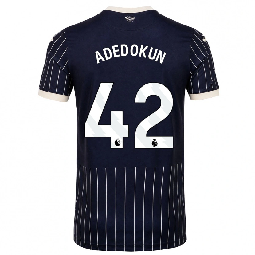 Danxen Criança Camisola Val Adedokun #42 Preto Branco Alternativa 2026/27 Camisa