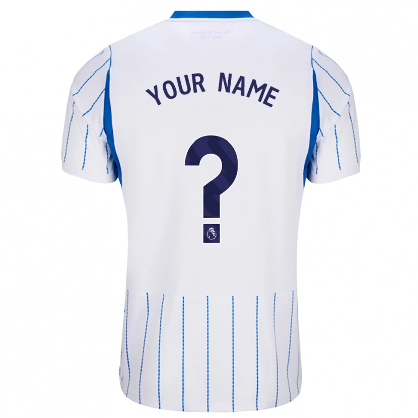 Danxen Criança Camisola Seu Nome #0 Dodgerblue Branco Alternativa 2026/27 Camisa