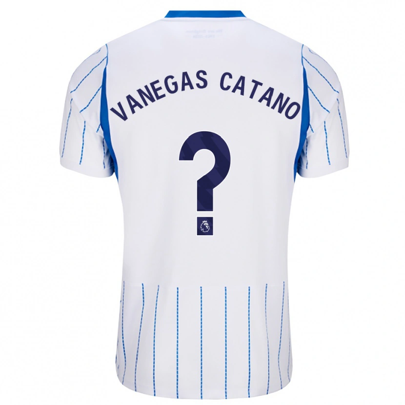 Danxen Criança Camisola Manuela Vanegas Catano #0 Dodgerblue Branco Alternativa 2026/27 Camisa