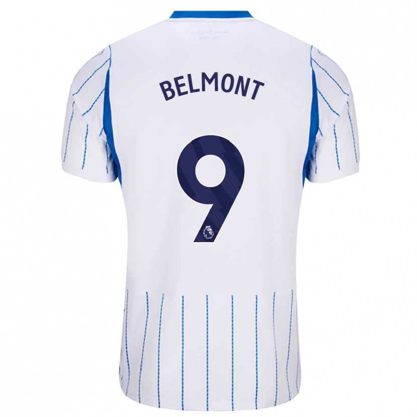 Danxen Criança Camisola Joe Belmont #9 Dodgerblue Branco Alternativa 2026/27 Camisa