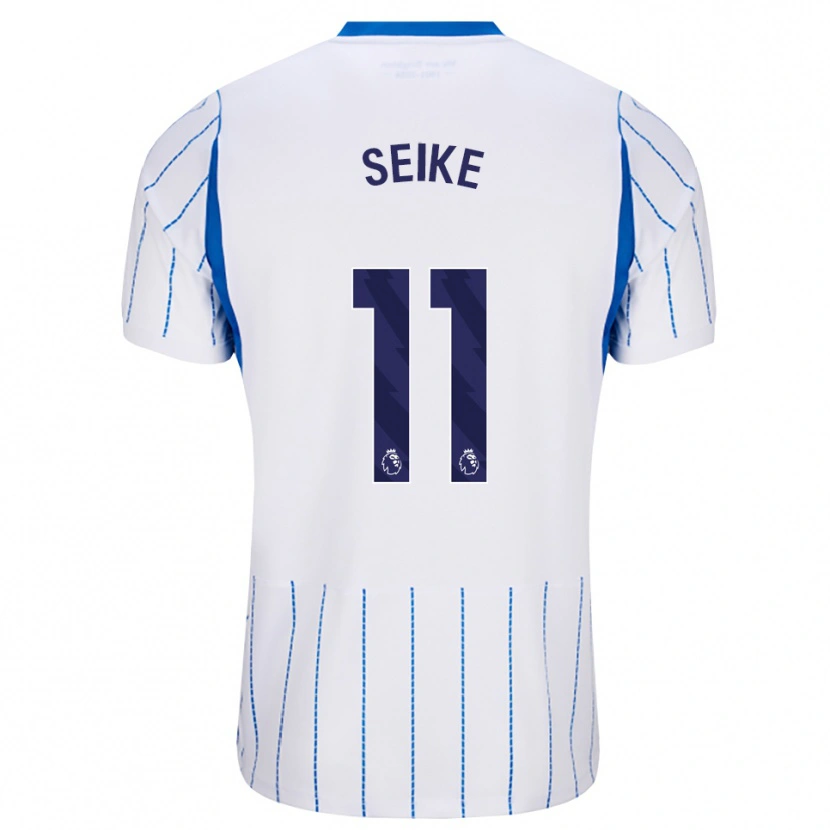 Danxen Criança Camisola Kiko Seike #11 Dodgerblue Branco Alternativa 2026/27 Camisa