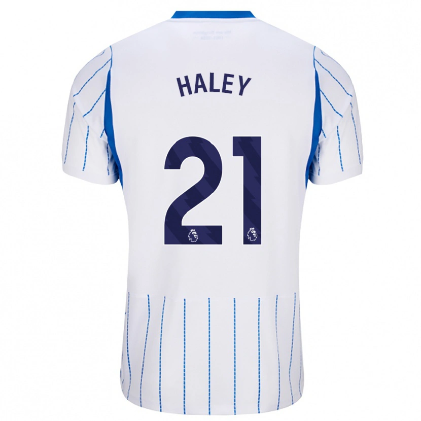 Danxen Criança Camisola Madison Haley #21 Dodgerblue Branco Alternativa 2026/27 Camisa