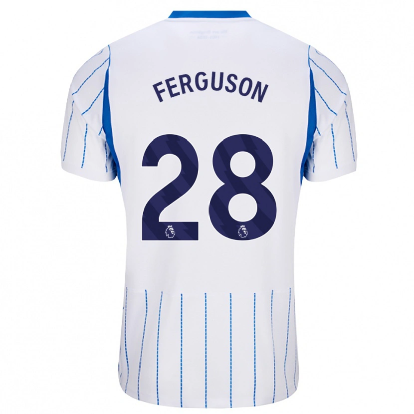 Danxen Criança Camisola Evan Ferguson #28 Dodgerblue Branco Alternativa 2026/27 Camisa