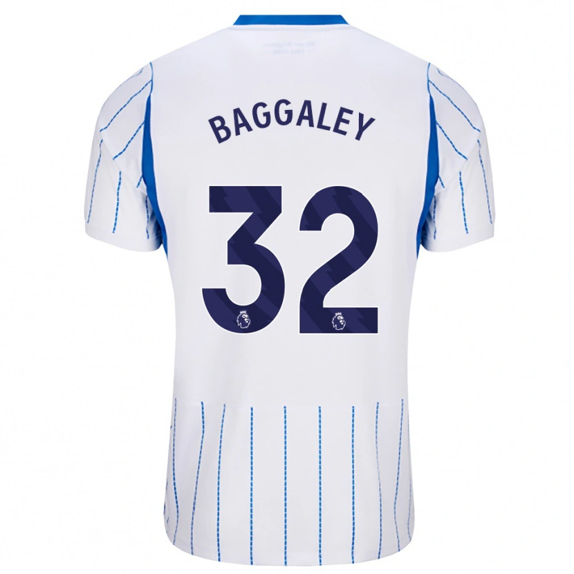 Danxen Criança Camisola Sophie Baggaley #32 Dodgerblue Branco Alternativa 2026/27 Camisa