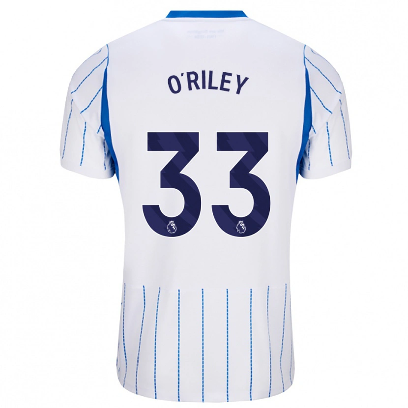 Danxen Criança Camisola Matt O'riley #33 Dodgerblue Branco Alternativa 2026/27 Camisa