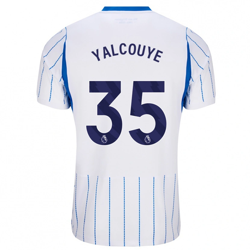 Danxen Criança Camisola Malick Yalcouyé #35 Dodgerblue Branco Alternativa 2026/27 Camisa