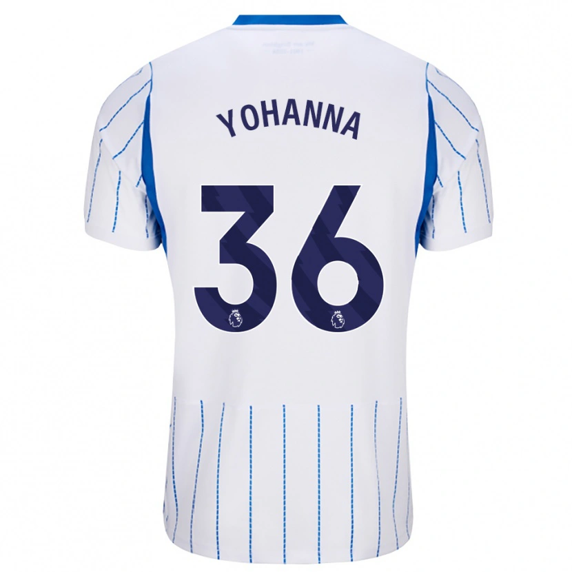 Danxen Criança Camisola Zadok Yohanna #36 Dodgerblue Branco Alternativa 2026/27 Camisa