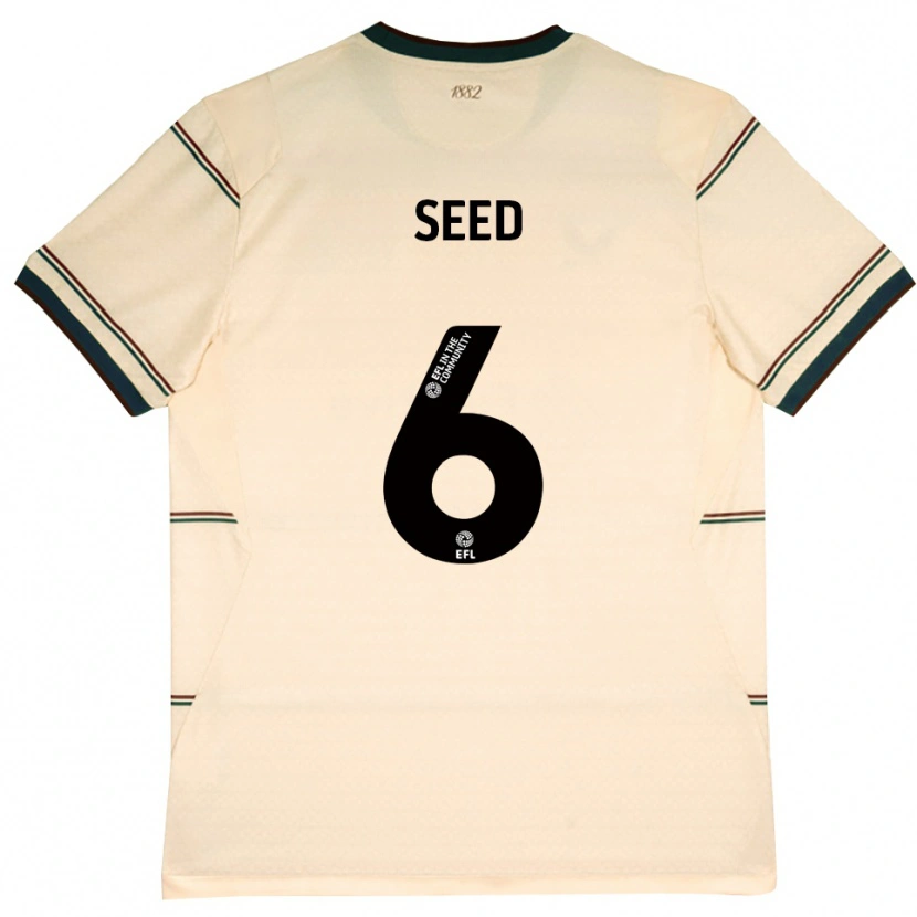 Danxen Criança Camisola Helen Seed #6 Beige Borgonha Alternativa 2026/27 Camisa