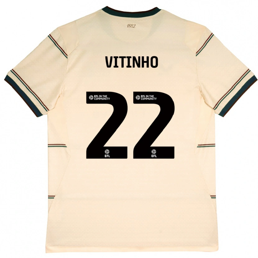 Danxen Criança Camisola Vitinho #22 Beige Borgonha Alternativa 2026/27 Camisa