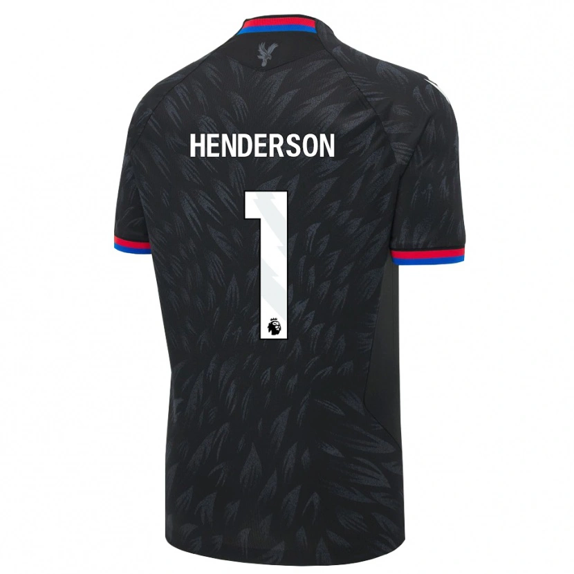 Danxen Criança Camisola Dean Henderson #1 Preto Azul Vermelho Alternativa 2026/27 Camisa