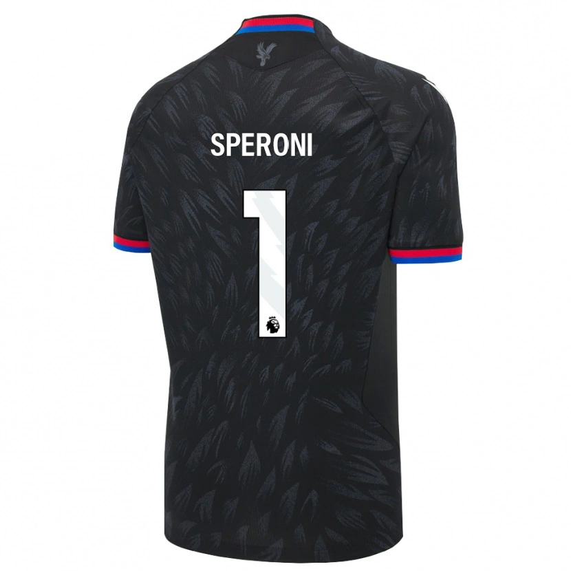 Danxen Criança Camisola Thiago Speroni #1 Preto Azul Vermelho Alternativa 2026/27 Camisa