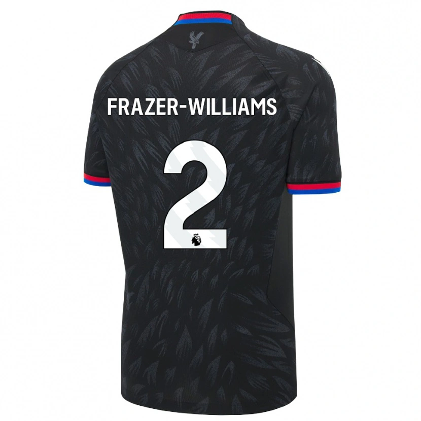 Danxen Criança Camisola Khyan Frazer-Williams #2 Preto Azul Vermelho Alternativa 2026/27 Camisa
