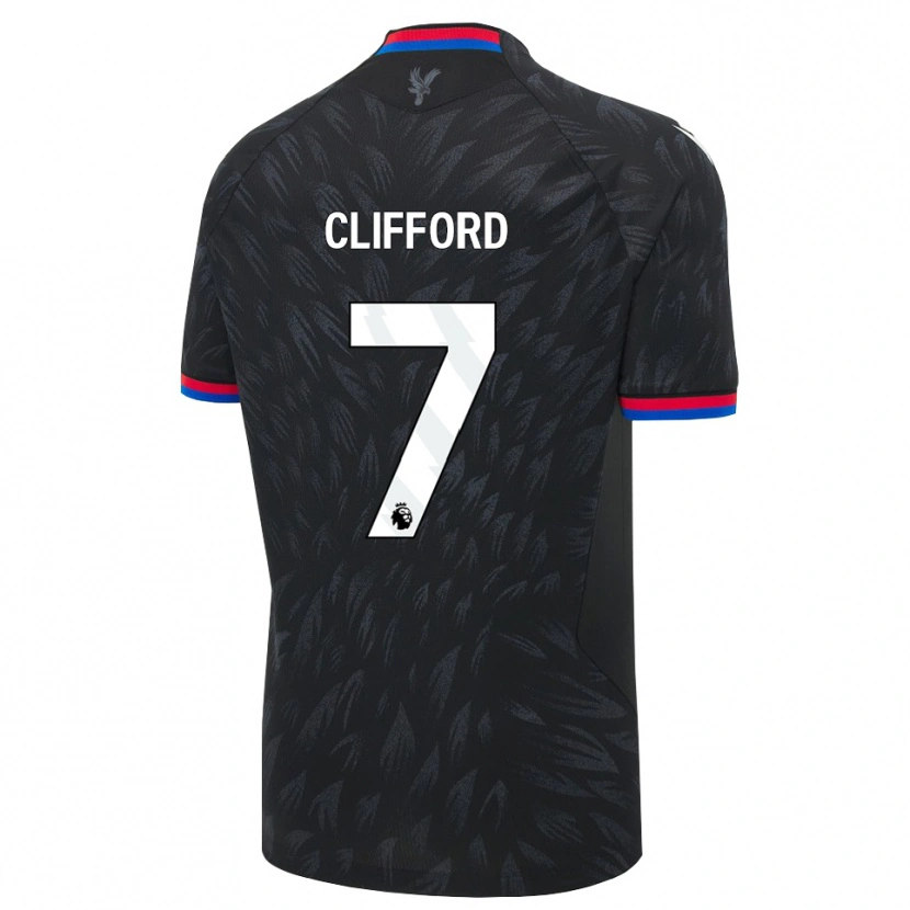Danxen Criança Camisola Charley Clifford #7 Preto Azul Vermelho Alternativa 2026/27 Camisa