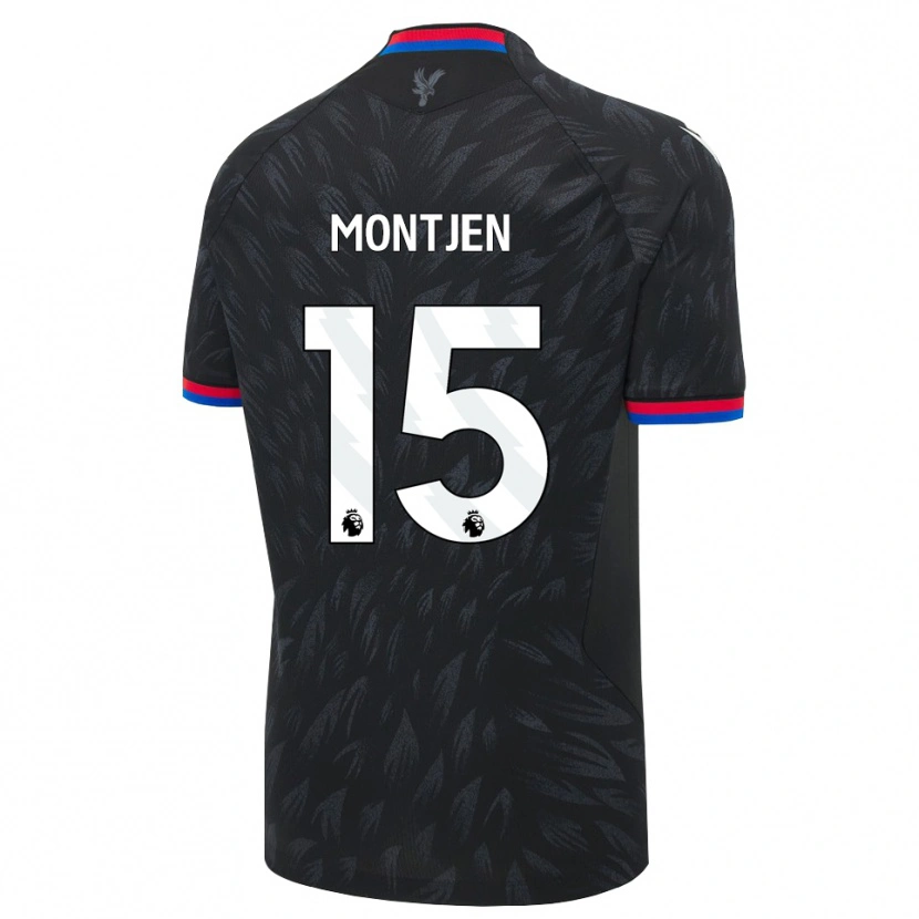 Danxen Criança Camisola David Angibeaud #15 Preto Azul Vermelho Alternativa 2026/27 Camisa