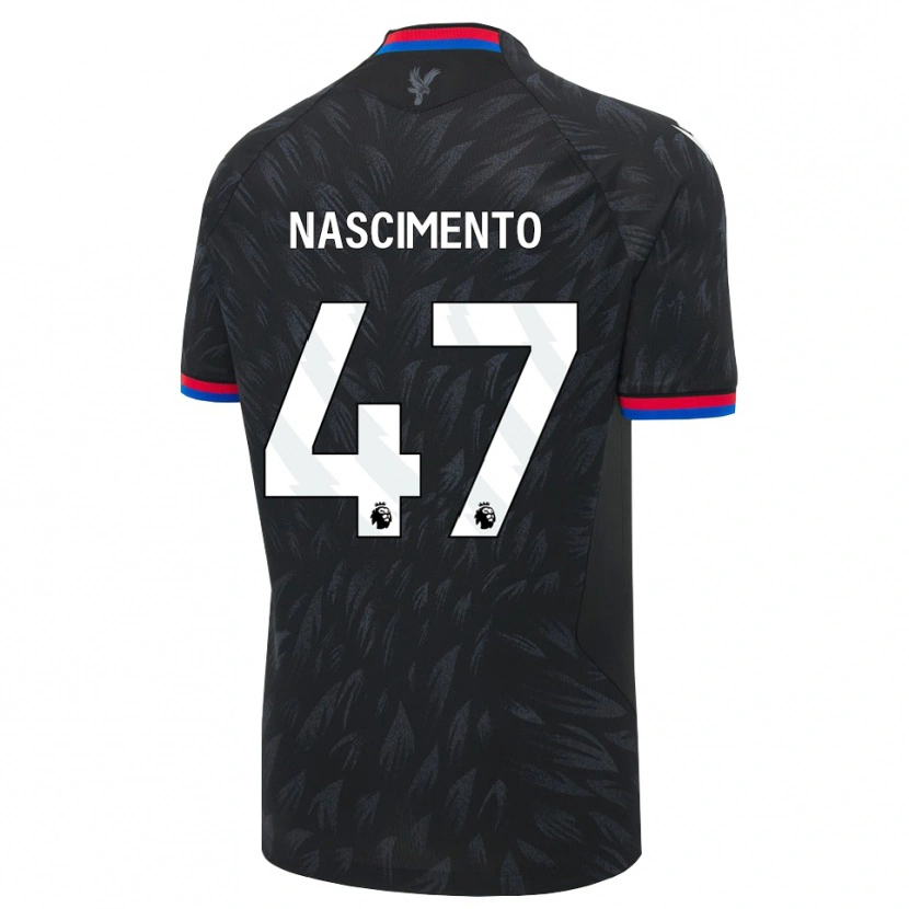 Danxen Criança Camisola Adler Nascimento #47 Preto Azul Vermelho Alternativa 2026/27 Camisa