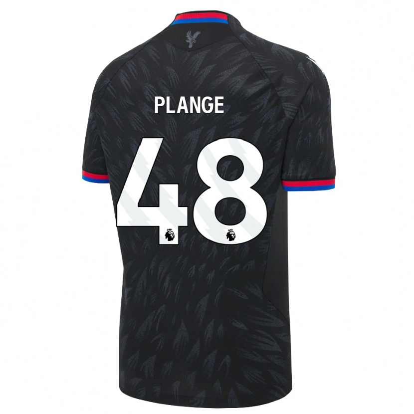 Danxen Criança Camisola Luke Plange #48 Preto Azul Vermelho Alternativa 2026/27 Camisa