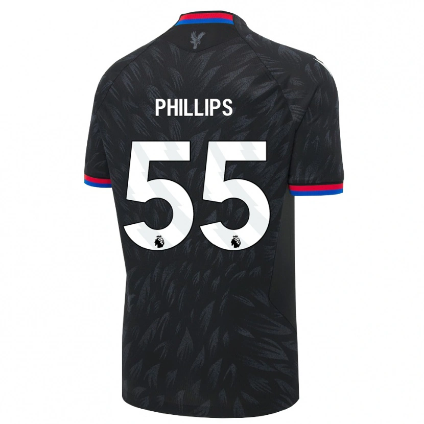 Danxen Criança Camisola Killian Phillips #55 Preto Azul Vermelho Alternativa 2026/27 Camisa