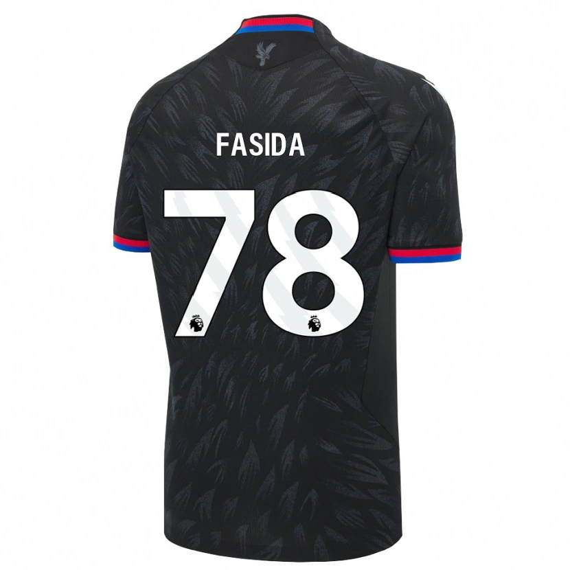 Danxen Criança Camisola Jacob Fasida #78 Preto Azul Vermelho Alternativa 2026/27 Camisa