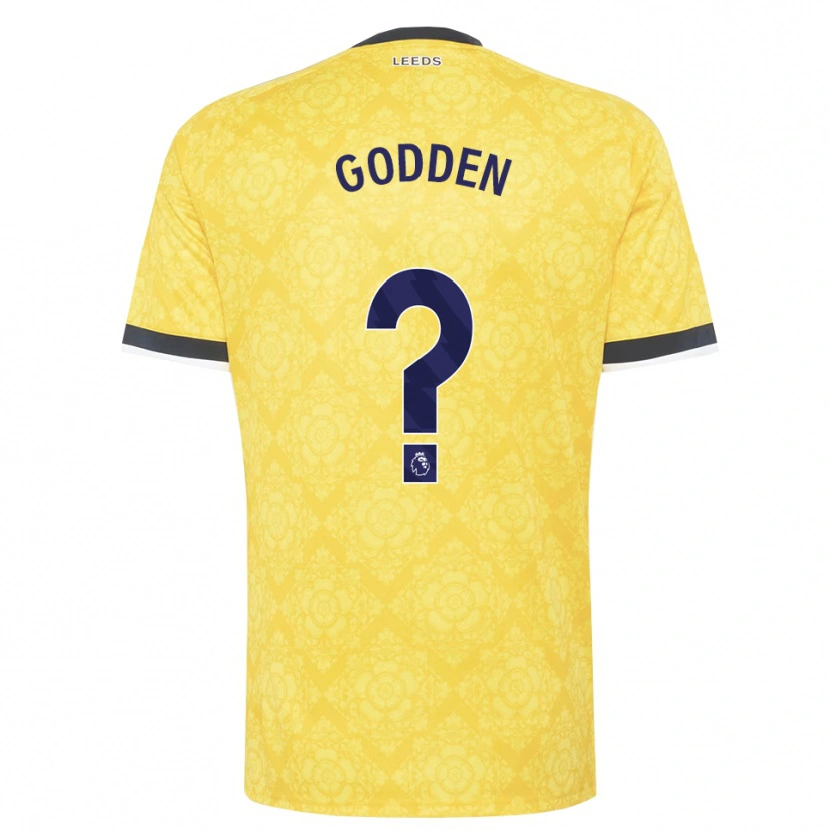 Danxen Criança Camisola Scott Godden #0 Amarelo Branco Preto Alternativa 2026/27 Camisa