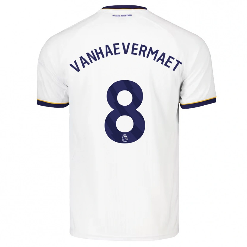 Danxen Criança Camisola Justine Vanhaevermaet #8 Midnightblue Branco Amarelo Alternativa 2026/27 Camisa