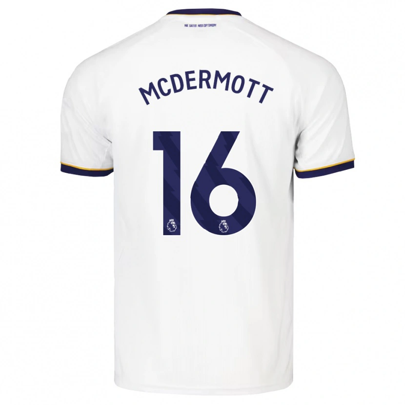Danxen Criança Camisola Tom Mcdermott #16 Midnightblue Branco Amarelo Alternativa 2026/27 Camisa