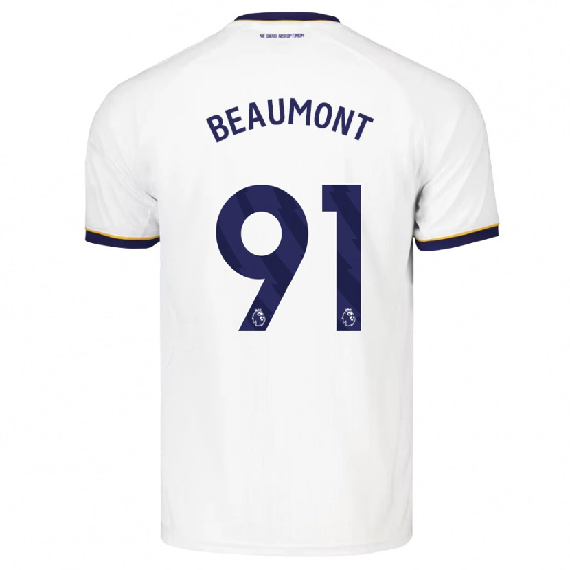 Danxen Criança Camisola Jacob Beaumont Clark #91 Midnightblue Branco Amarelo Alternativa 2026/27 Camisa