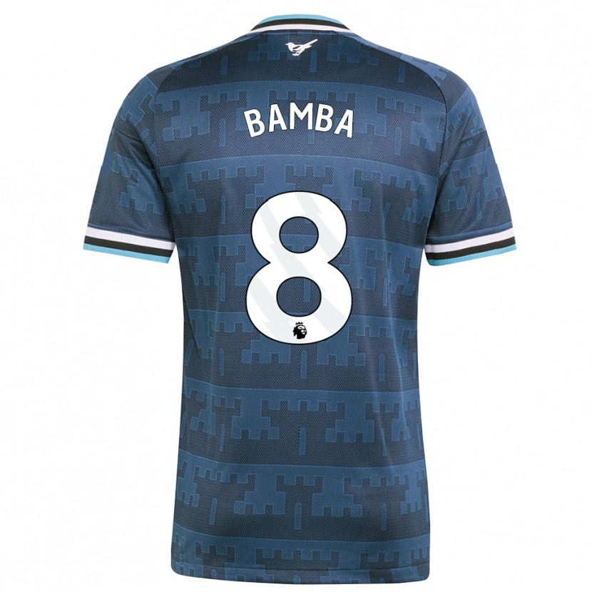Danxen Criança Camisola Aladji Bamba #8 Amarelo Preto Azul Alternativa 2026/27 Camisa