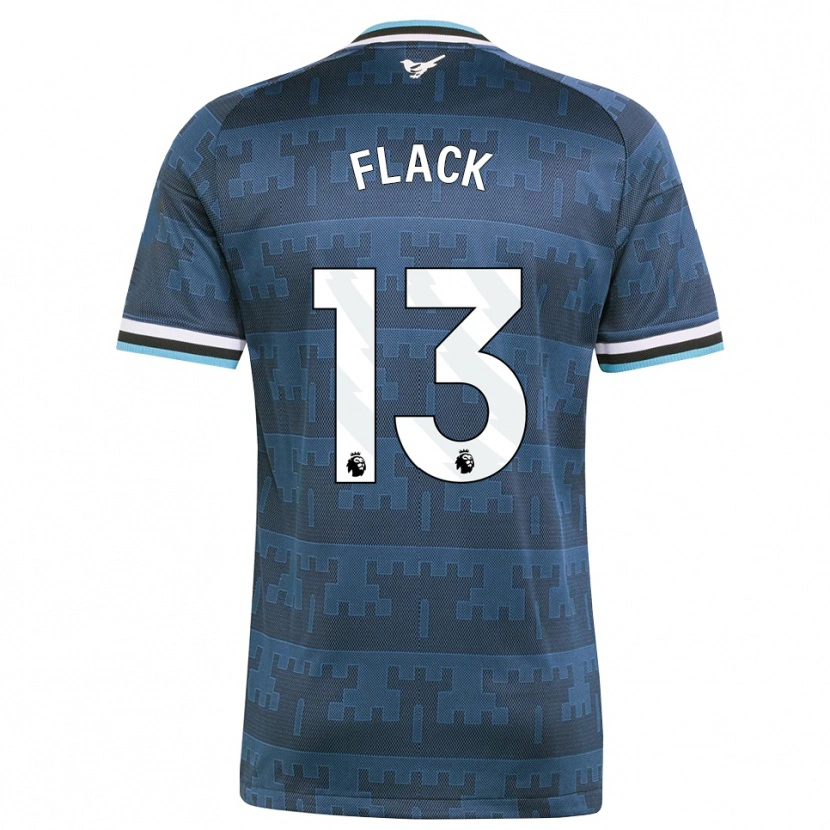 Danxen Criança Camisola Lucas Flack #13 Amarelo Preto Azul Alternativa 2026/27 Camisa