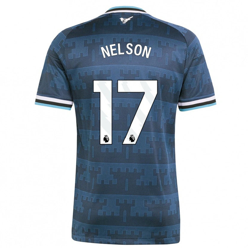 Danxen Criança Camisola Erin Nelson #17 Amarelo Preto Azul Alternativa 2026/27 Camisa