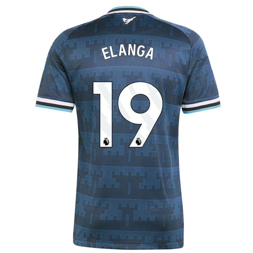 Danxen Criança Camisola Anthony Elanga #19 Amarelo Preto Azul Alternativa 2026/27 Camisa
