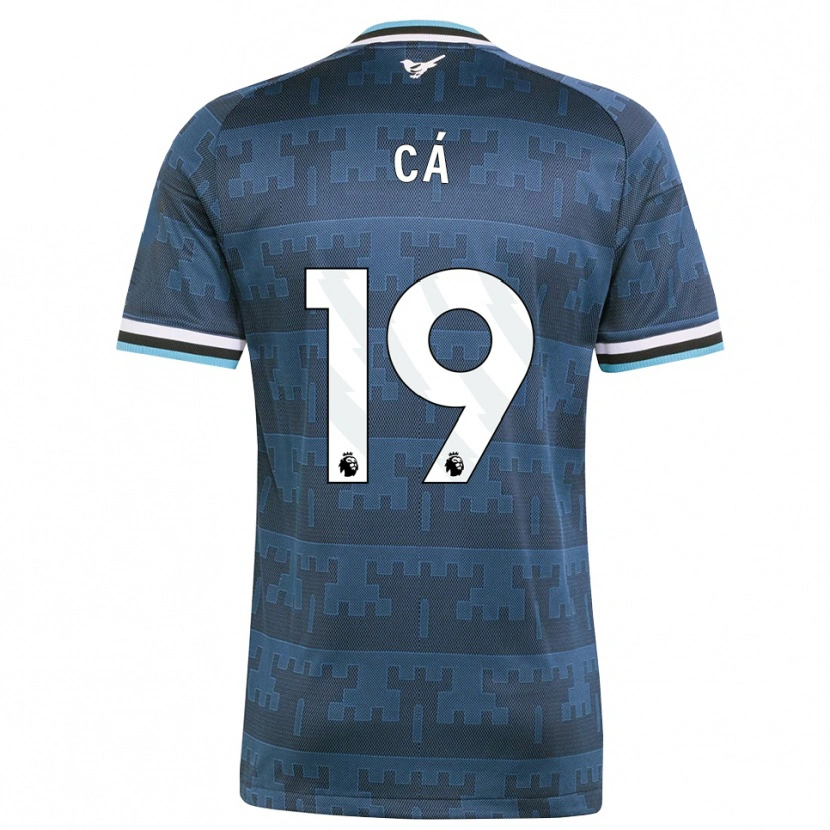 Danxen Criança Camisola Afner Cá #19 Amarelo Preto Azul Alternativa 2026/27 Camisa