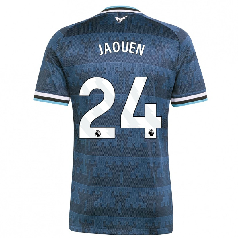Danxen Criança Camisola Ewen Jaouen #24 Amarelo Preto Azul Alternativa 2026/27 Camisa
