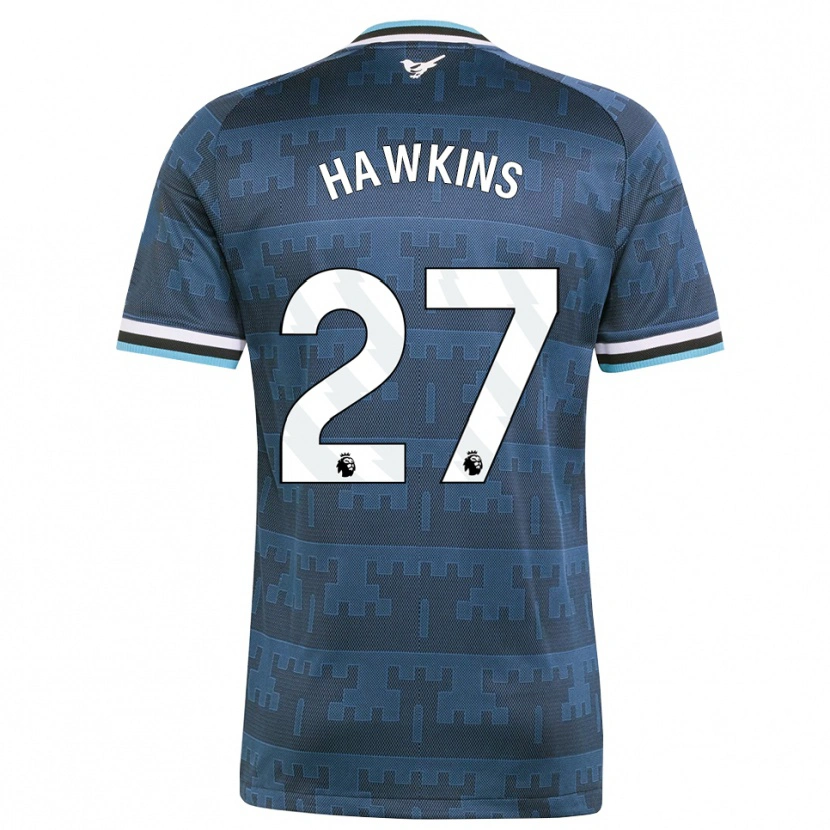 Danxen Criança Camisola Hannah Hawkins #27 Amarelo Preto Azul Alternativa 2026/27 Camisa