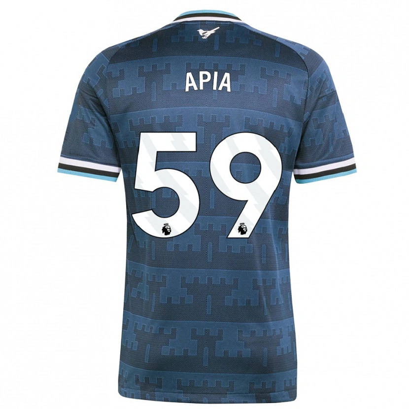 Danxen Criança Camisola Aaron Epia #59 Amarelo Preto Azul Alternativa 2026/27 Camisa