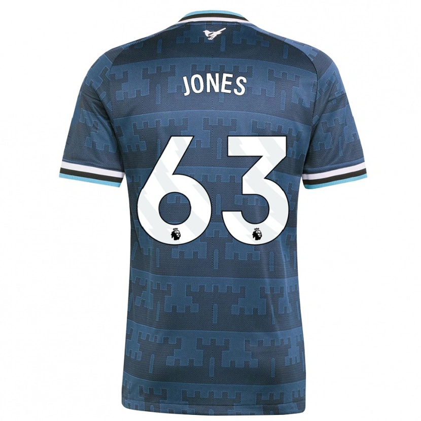 Danxen Criança Camisola Tyler Jones #63 Amarelo Preto Azul Alternativa 2026/27 Camisa