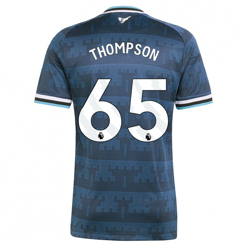 Danxen Criança Camisola Ciaran Thompson #65 Amarelo Preto Azul Alternativa 2026/27 Camisa