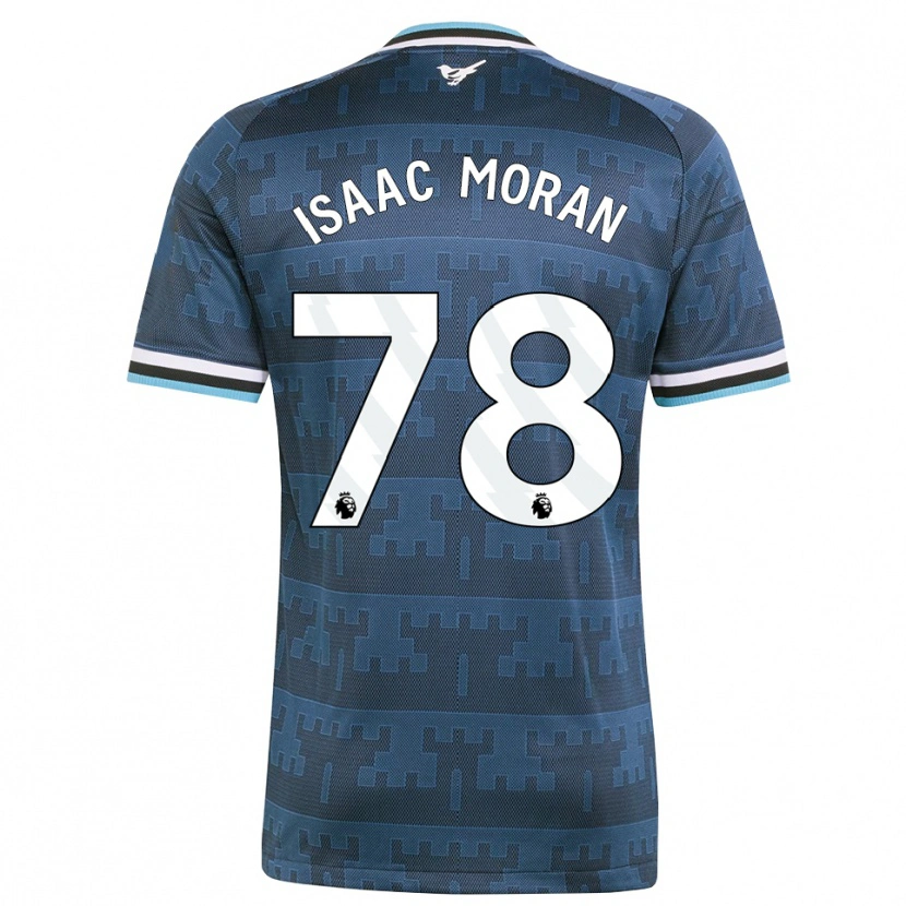 Danxen Criança Camisola Isaac Moran #78 Amarelo Preto Azul Alternativa 2026/27 Camisa