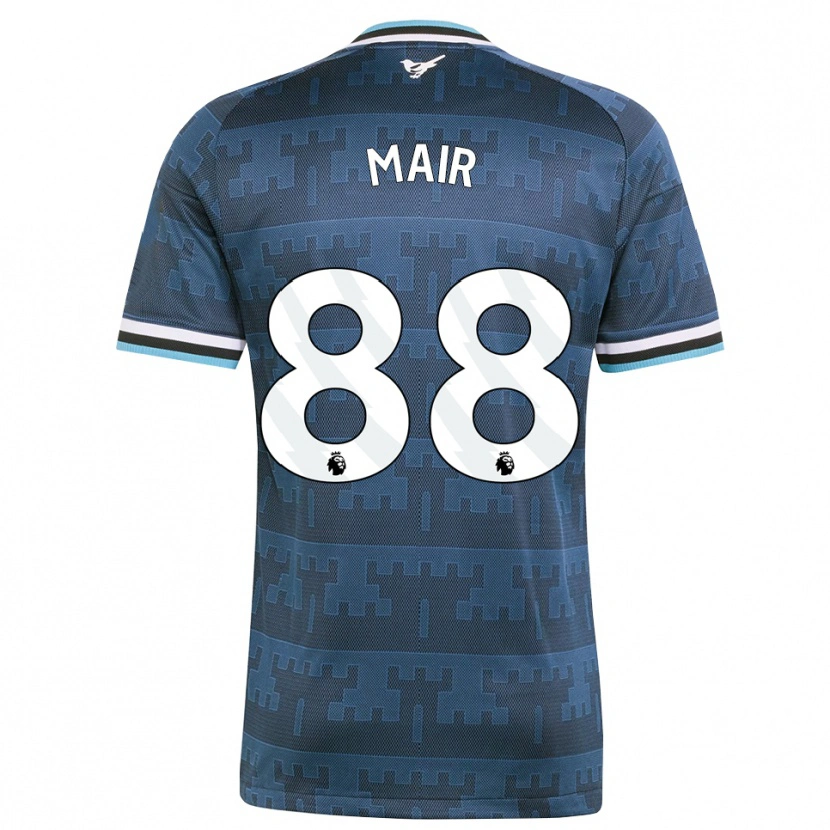 Danxen Criança Camisola George Mair #88 Amarelo Preto Azul Alternativa 2026/27 Camisa