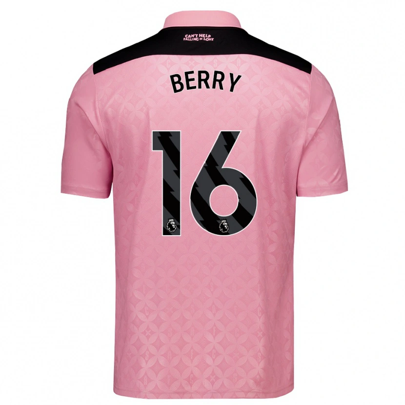 Danxen Criança Camisola Ethan Berry #16 Lightpink Preto Alternativa 2026/27 Camisa