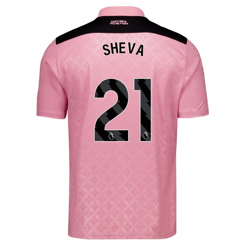 Danxen Criança Camisola Marissa Sheva #21 Lightpink Preto Alternativa 2026/27 Camisa