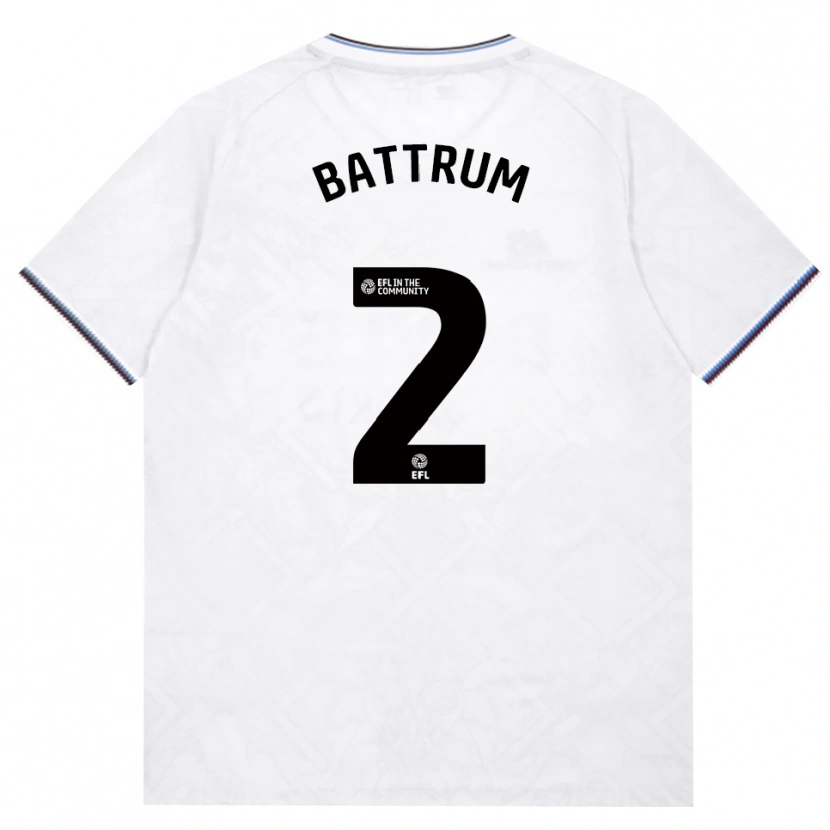 Danxen Criança Camisola Ryan Battrum #2 Borgonha Branco Alternativa 2026/27 Camisa