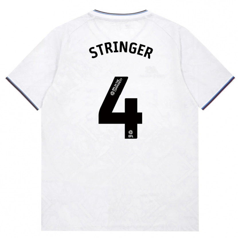 Danxen Criança Camisola Abbey Leigh Stringer #4 Borgonha Branco Alternativa 2026/27 Camisa